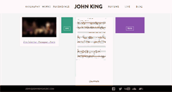 Desktop Screenshot of johnkingmusic.com
